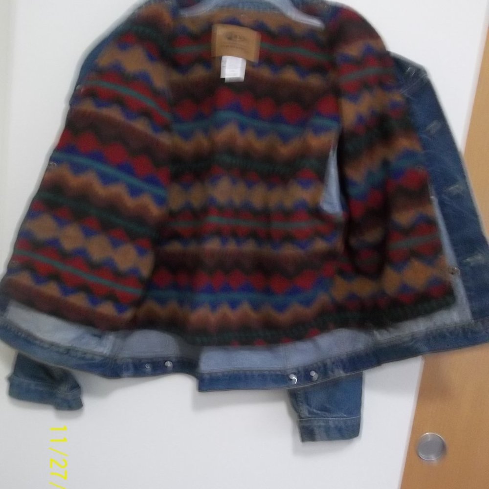 Id Wear Blue Denim Jacket With Vest Lining Gem